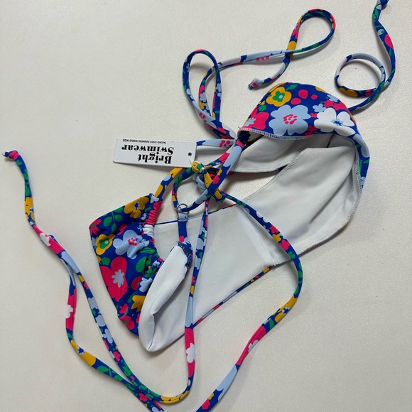 Bright Swimwear floral bikini bottoms. - Picture 5 of 5